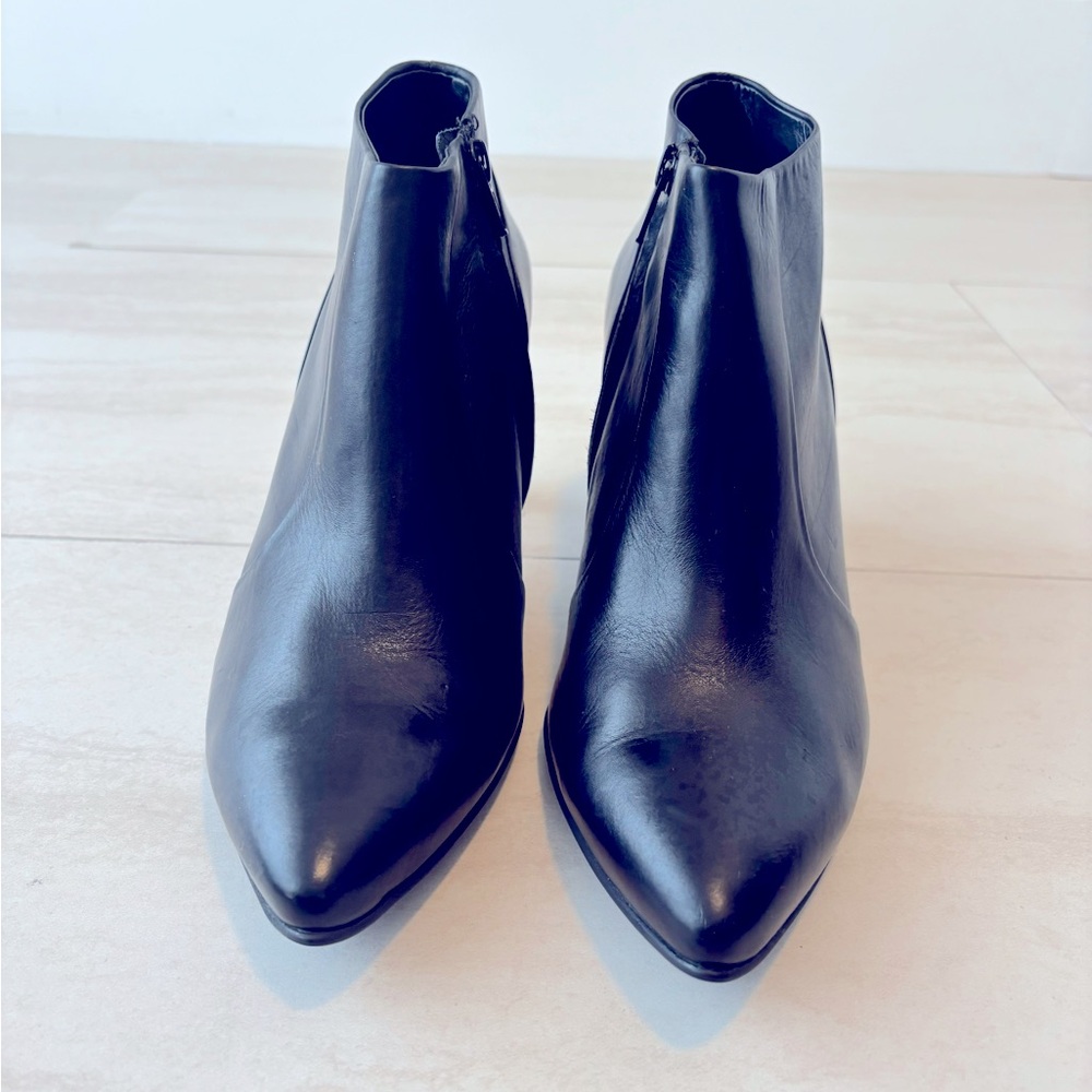 Paul Green Tatum Leather Bootie Black Size 10